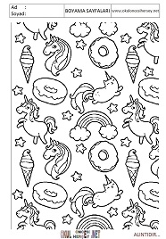 Doodle boyama sayfaları